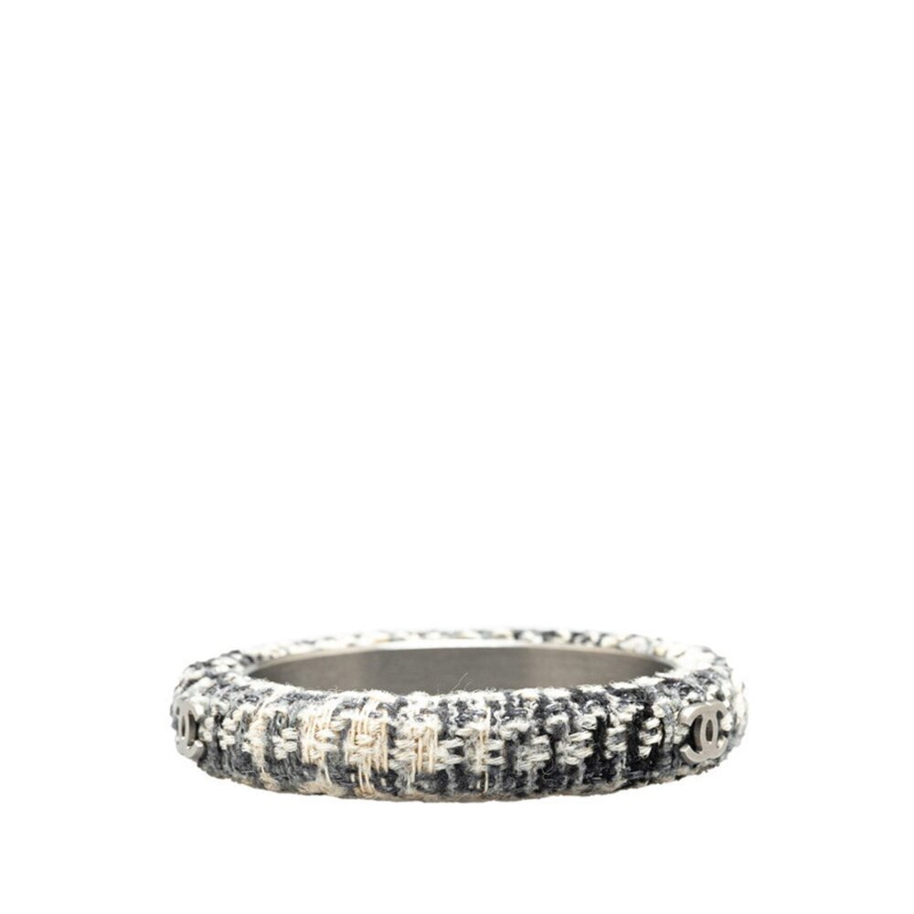 CHANEL Authentic Black Logo Bracelet - Picture 2 of 4